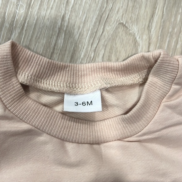 Pink Baby Onesie with Red Text - Picture 2 of 2